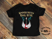 Load image into Gallery viewer, Back To School Boys T-Shirt, Pre-K Through 5th Grade, Ready To Rock Guitar