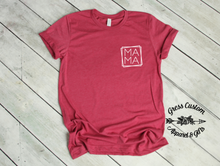 Load image into Gallery viewer, Mama Pocket Design T-Shirt (Adult)