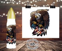 Load image into Gallery viewer, These Colors Don't Run Eagle and Flag 32 oz Sublimation Bullet Thermos