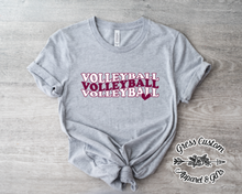Load image into Gallery viewer, Streeters Volleyball Heart Grey (Youth and Adult)