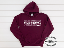 Load image into Gallery viewer, Streeters Volleyball Heart Maroon (Youth and Adult)