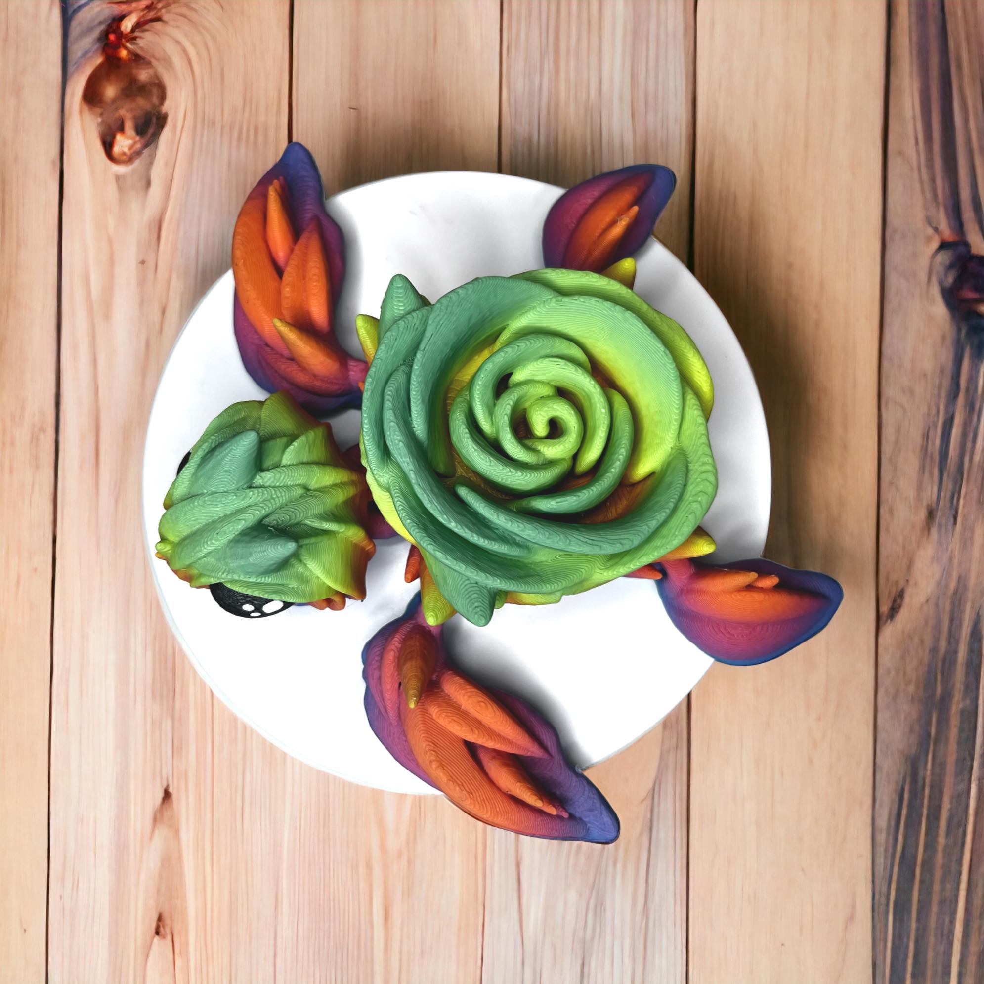 3D Printed Rose Turtle GressCustoms 3d-printed-rose-turtle-gresscustoms