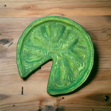 Load image into Gallery viewer, 3D Printed Metallic Green Lily Pad for Frog (Frog Not Included) - Ready to Ship
