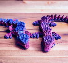 Load image into Gallery viewer, 3D Printed Orchid Dragon - PINK/PURPLE

