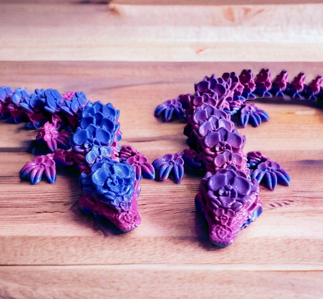 3D Printed Orchid Dragon - PINK/PURPLE