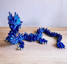 Load image into Gallery viewer, 3D Printed Imperial Dragon - ROYAL BLUE
