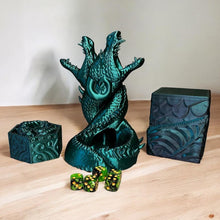 Load image into Gallery viewer, 3D Printed Dark Raven Dice Tower
