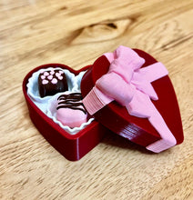 Load image into Gallery viewer, Forever Clicky Heart Box of Chocolates - Sensory Keyboard Click Fidget for Valentine&#39;s Day
