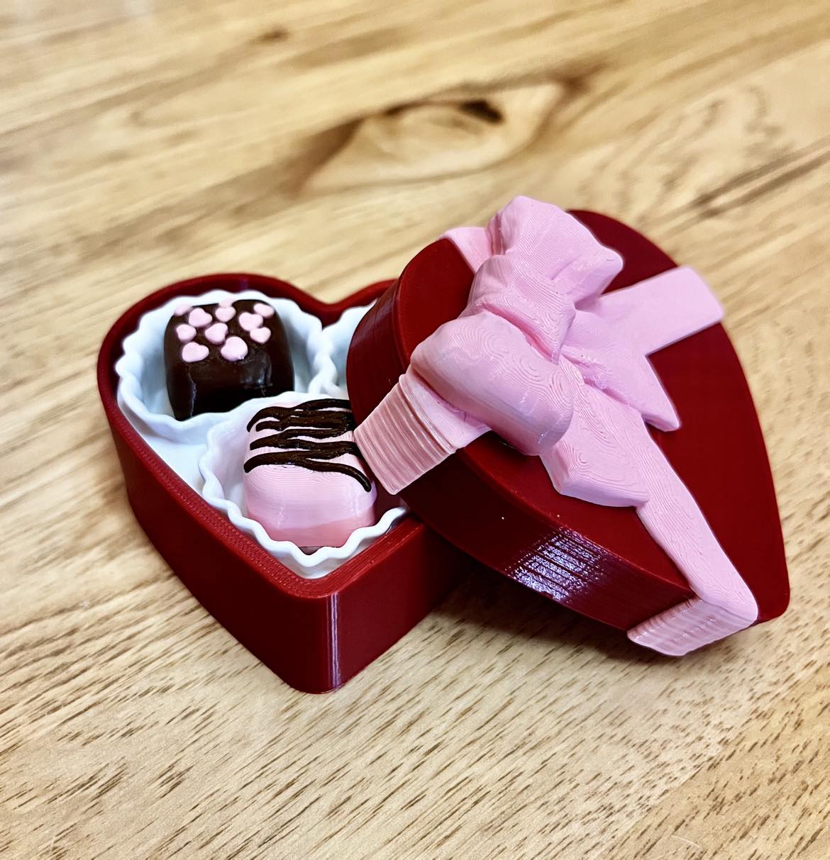 Forever Clicky Heart Box of Chocolates - Sensory Keyboard Click