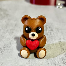 Load image into Gallery viewer, 3D Printed Mini Heart Bear
