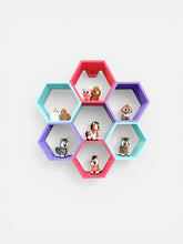 Load image into Gallery viewer, Customizable Hexagon Honeycomb Display Shelf for Mini Animals
