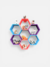 Load image into Gallery viewer, Customizable Hexagon Honeycomb Display Shelf for Mini Animals
