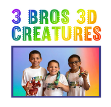 Load image into Gallery viewer, Multi Color 3D Printed Crystal Dragon - Custom Colors Available!
