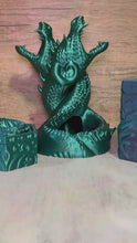 Load and play video in Gallery viewer, Large 3D Printed Dragon Wing Playing Card Storage Box - Holds 4 Decks
