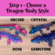 Customize Your Large 3D Printed Dragon and Matching Egg