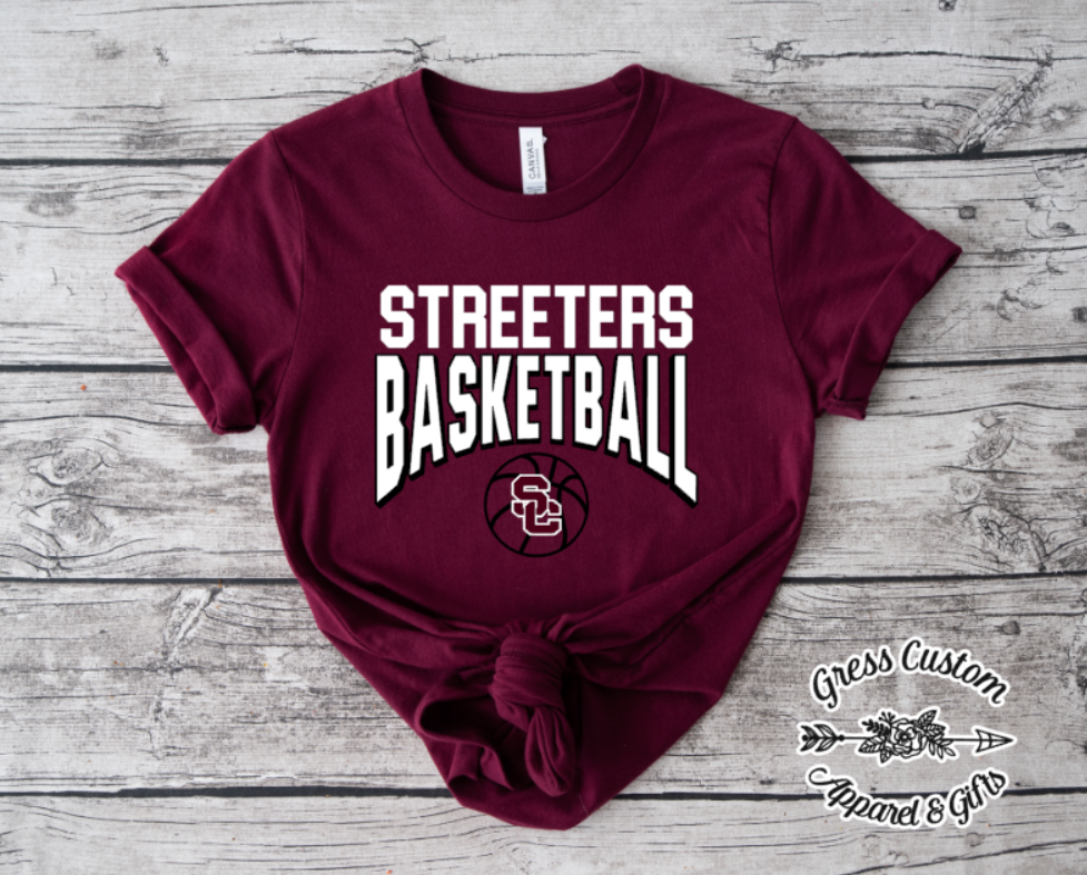 Streeters Basketball, Maroon (Youth and Adult)