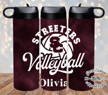 Load image into Gallery viewer, Streeters Volleyball Sublimation Tumbler, Add Name and Number For Free 20 oz. Skinny Tumbler
