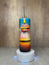 Load image into Gallery viewer, Take Me To The Lake Sunset Tumbler or Water Bottle
