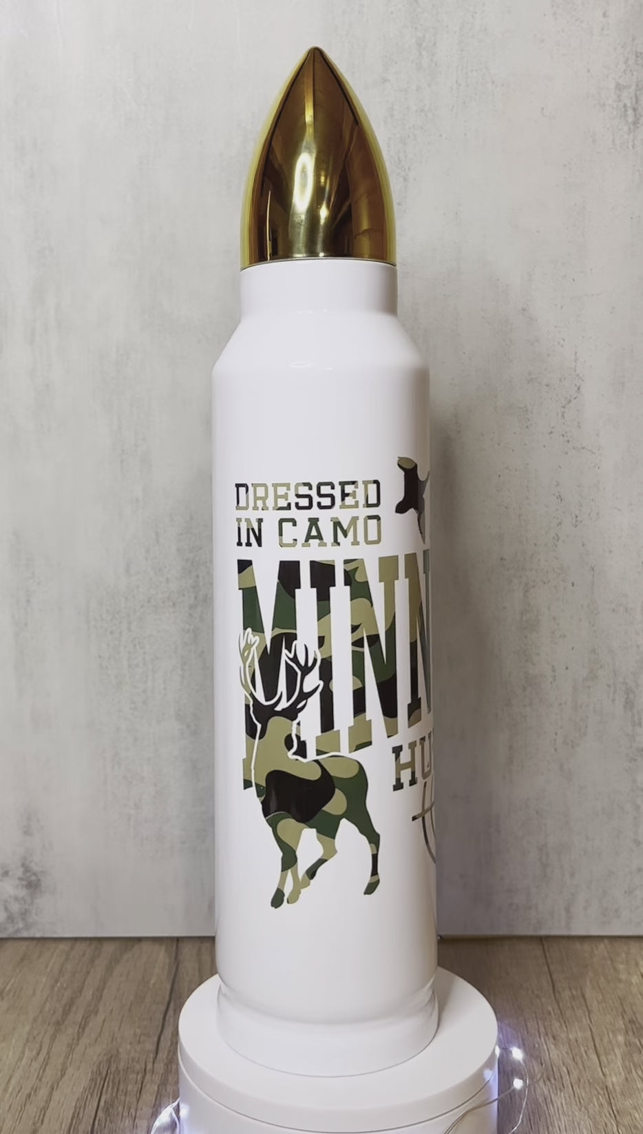 Hunting Life Camouflage 32 oz Sublimation Bullet Thermos
