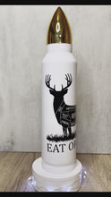 Load and play video in Gallery viewer, Eat Organic Venison 32 oz Sublimation Bullet Thermos, Deer Hunting Gift
