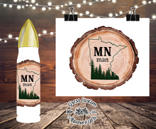 Load image into Gallery viewer, Minnesota Man Woodsman 32 oz Sublimation Bullet Thermos, Hunting Gift
