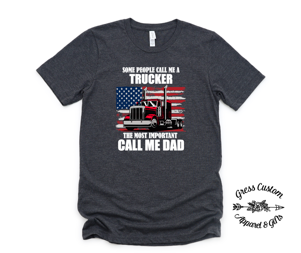 Trucker Dad T-Shirt (Adult)