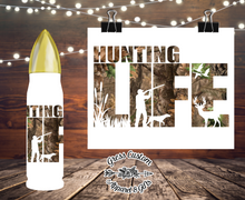 Load image into Gallery viewer, Hunting Life Camouflage 32 oz Sublimation Bullet Thermos
