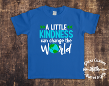 Load image into Gallery viewer, A Little Kindness Can Change The World T-Shirt (Youth and Adult)
