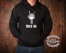 Load image into Gallery viewer, Rock And Roll T-Shirt or Hoodie Black (Youth and Adult)
