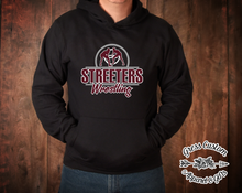 Load image into Gallery viewer, Streeters Wrestling T-Shirt or Hoodie, Dark Grey or Black (Youth and Adult)
