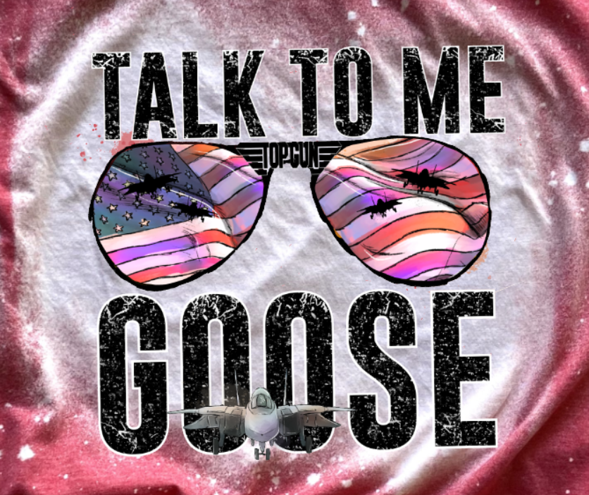 Talk To Me Goose Bleached T-Shirt